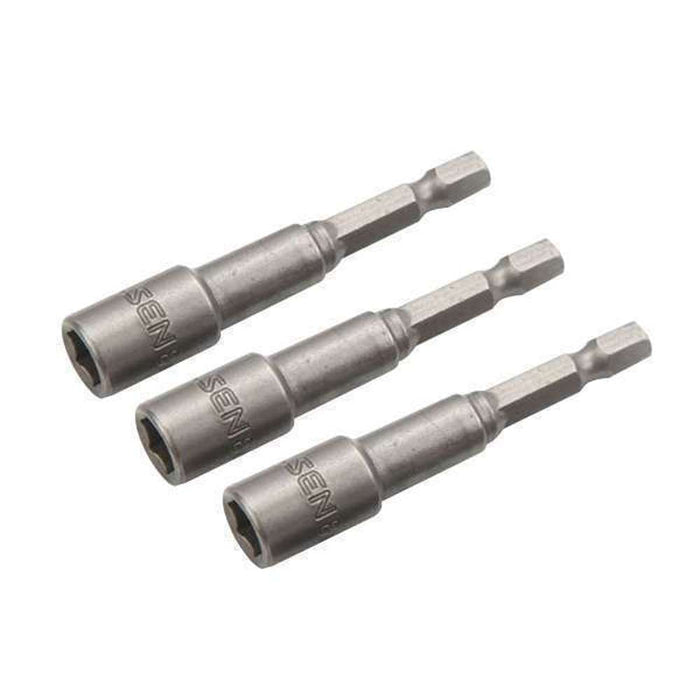 Tolsen Nut Runner 10mm x 3pc 1/4" Hex Magnetic