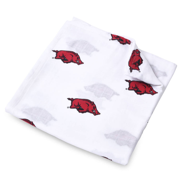 University of Arkansas Muslin Swaddle Blanket