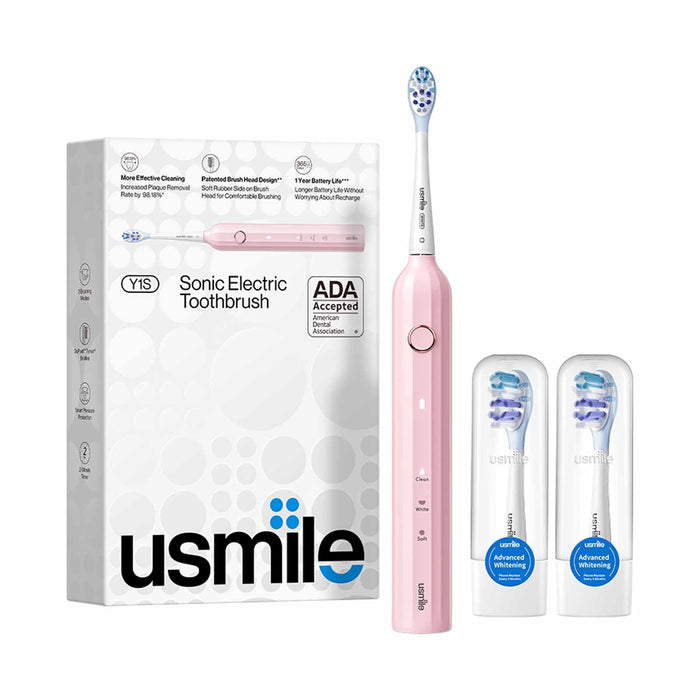 USMILE Y1S - HONEY PINK SONIC ELECTRIC TOOTHBRUSH - HONEY PINK