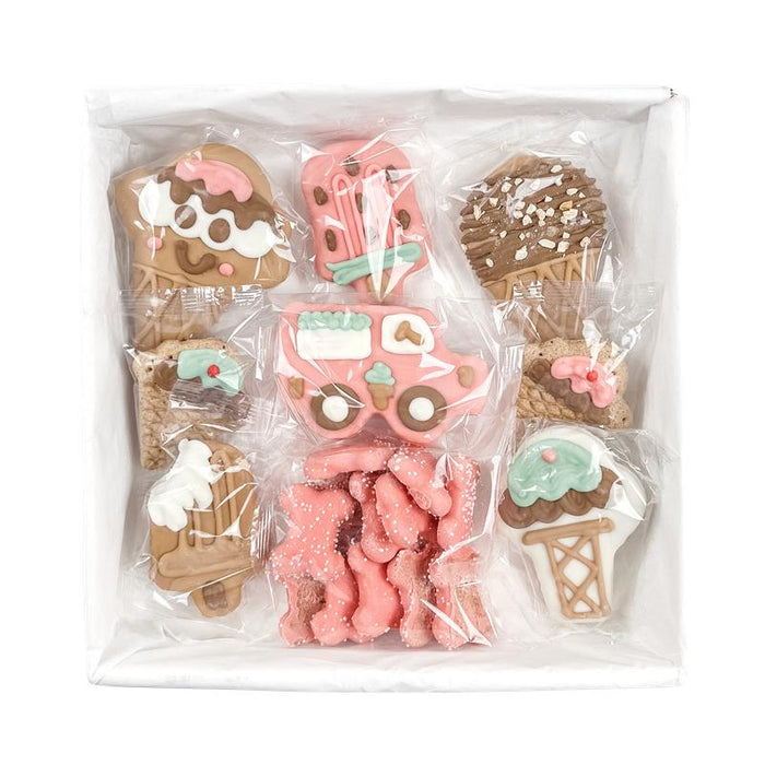 Wufers Summer Ice Cream Dog Cookie Box