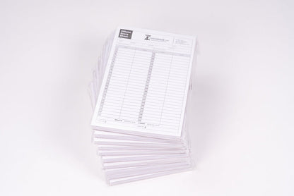 1000 Tournament Chess Scoresheets (10 Pads) - Book - Chess-House