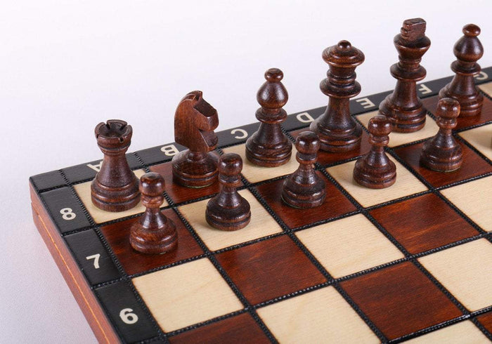 10.5" Magnetic Wooden Travel Chess Game - Chess Set - Chess-House