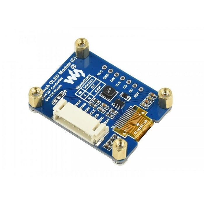 1.3" OLED Display Module (64×128) by Waveshare - The Pi Hut