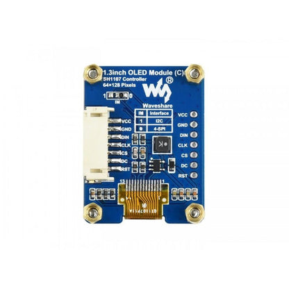 1.3" OLED Display Module (64×128) by Waveshare - The Pi Hut