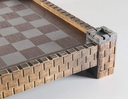 17" Fortress Chessboard - Board - Chess-House