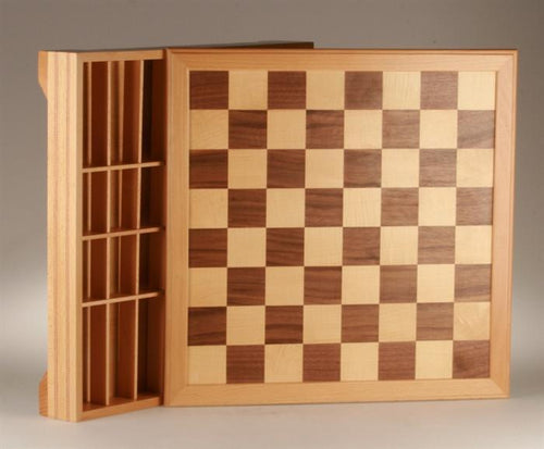18" Inlaid Beechwood Chest - Board - Chess-House
