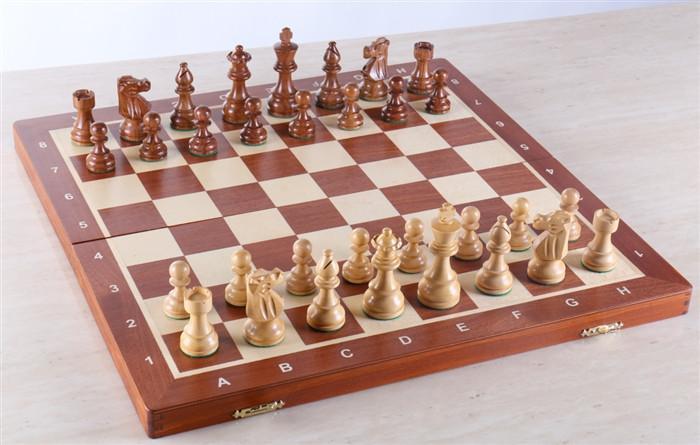 18.5" Folding Tournament Chess Set - 3.5" Sheesham - Chess Set - Chess-House