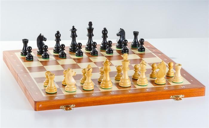 18.5" Folding Tournament Chess Set - German Design - Chess Set - Chess-House