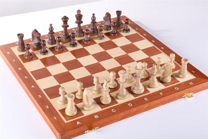 18.5" Folding Tournament Wood Chess Set - Chess Set - Chess-House
