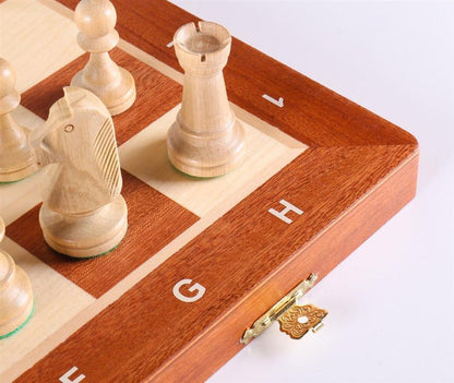 18.5" Folding Tournament Wood Chess Set - Chess Set - Chess-House