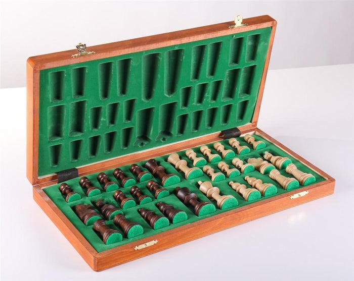 18.5" Folding Tournament Wood Chess Set - Chess Set - Chess-House