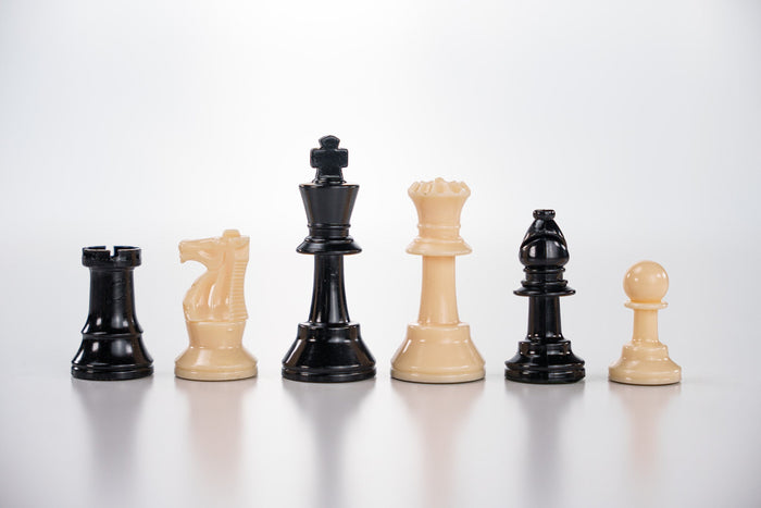 2 1/2" Analysis Size Plastic Chess Pieces - Piece - Chess-House