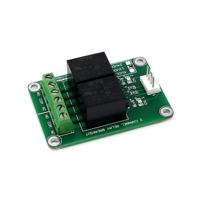 2 Channel Relay Breakout – 12V by BCRobotics - The Pi Hut
