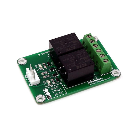 2 Channel Relay Breakout – 24V by BCRobotics - The Pi Hut