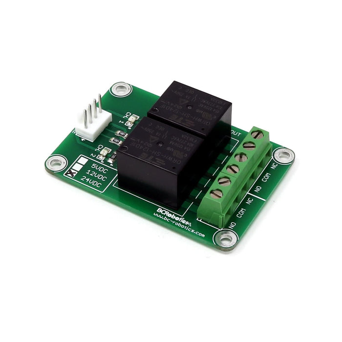 2 Channel Relay Breakout – 24V by BCRobotics - The Pi Hut