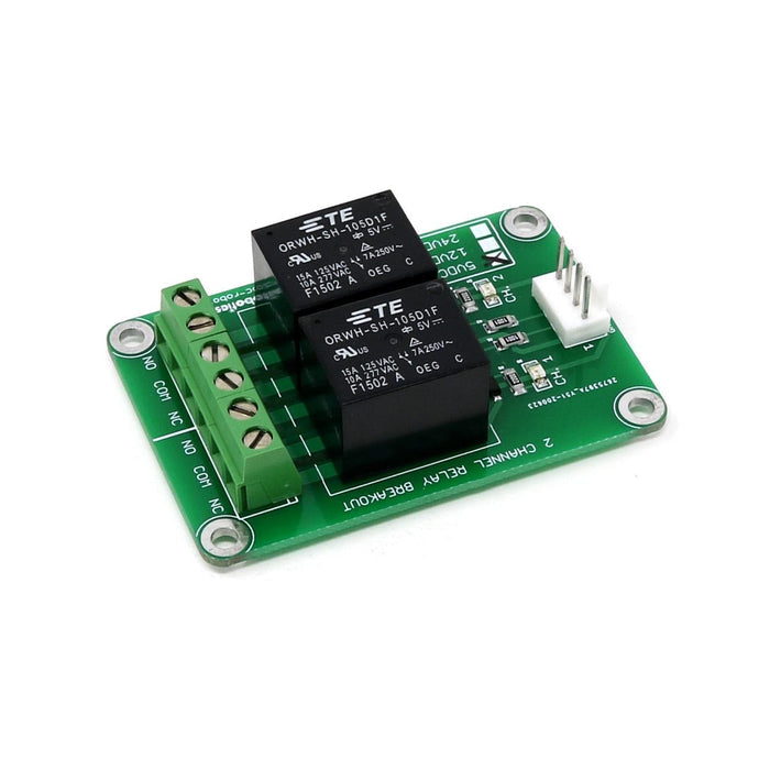 2 Channel Relay Breakout – 5V by BCRobotics - The Pi Hut