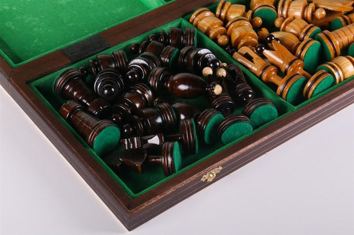 20" Large King's Inlaid Chess Set - Chess Set - Chess-House