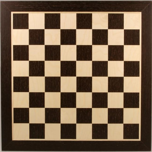21 1/4" Wooden Chess Board - Wenge & Sycamore - Board - Chess-House
