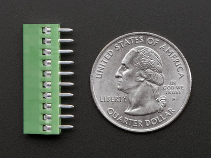 2.54mm/0.1" Pitch Terminal Block - 10-pin by The Pi Hut - The Pi Hut