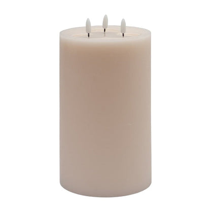 3 WICK LARGE PINK FLAMELESS CANDLE