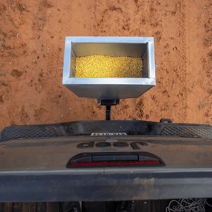 50lb Road Feeder All Seasons Feeders Galvanized Road Feeder