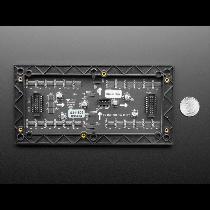64x32 RGB LED Matrix - 3mm pitch by Adafruit - The Pi Hut