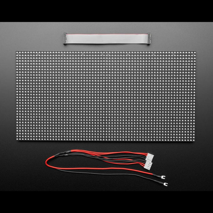 64x32 RGB LED Matrix - 6mm pitch by Adafruit - The Pi Hut