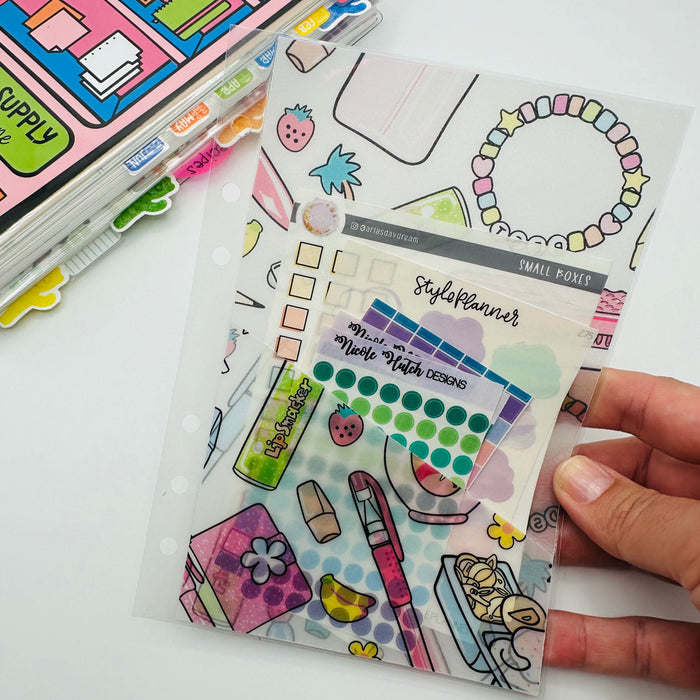 90's Stuff Vellum Pocket Dashboard