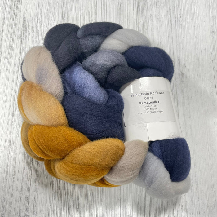 Desert Panda Rambouillet Fiber Braids