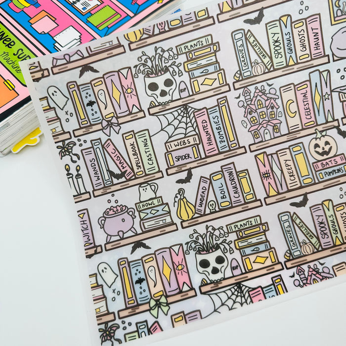 Pastel Halloween Vellum Pocket Dashboard