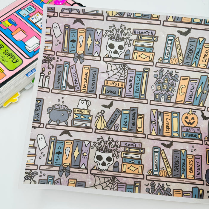 Bold Halloween Vellum Pocket Dashboard