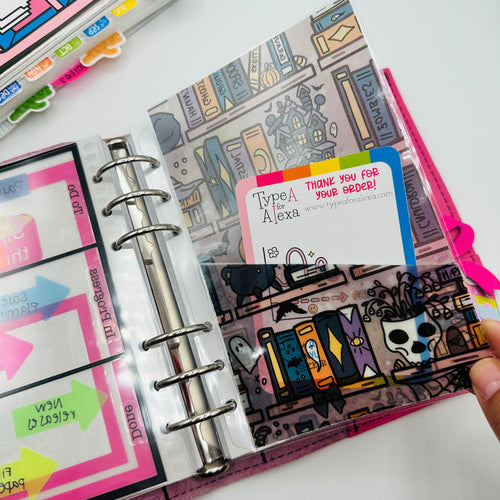 Bold Halloween Vellum Pocket Dashboard