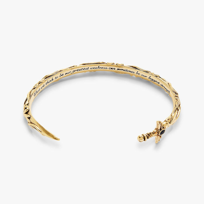 A Court of Thorns and Roses Illyrian Sword & Shadows Cuff - Gold