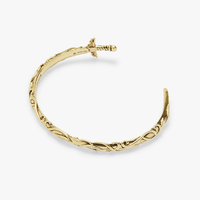 A Court of Thorns and Roses Illyrian Sword & Shadows Cuff - Gold