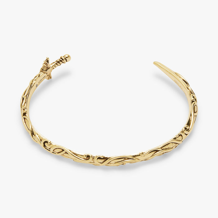 A Court of Thorns and Roses Illyrian Sword & Shadows Cuff - Gold