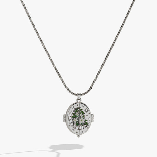 A Court of Thorns and Roses "There You Are" Locket Necklace - Silver