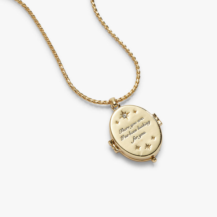 A Court of Thorns and Roses "There You Are" Locket Necklace