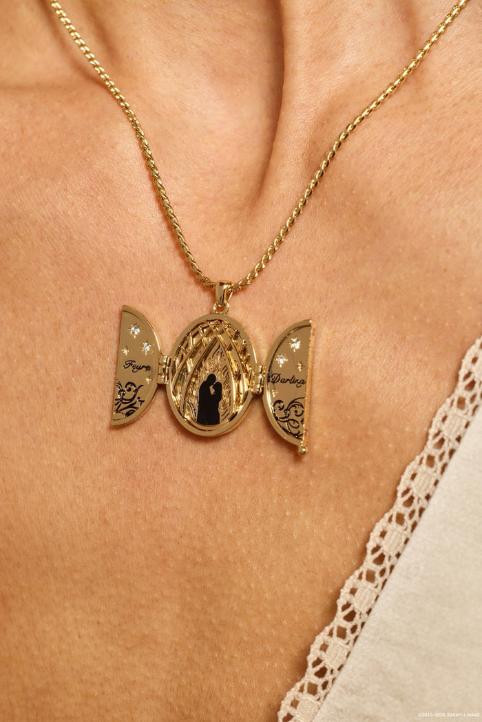 A Court of Thorns and Roses "There You Are" Locket Necklace