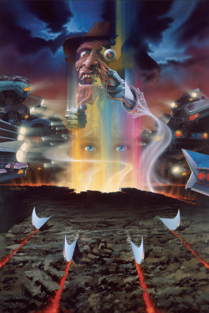 A Nightmare on Elm Street 4: The Dream Master (variant) by Matthew Peak, 24" x 36" Screen Print