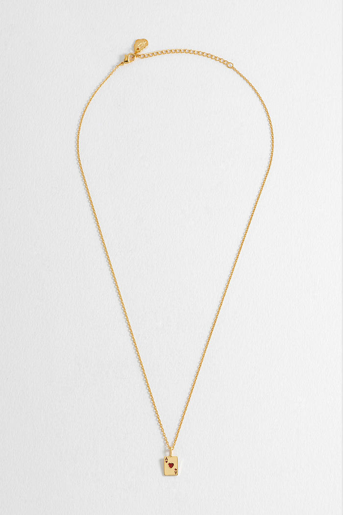 Ace of Hearts Necklace