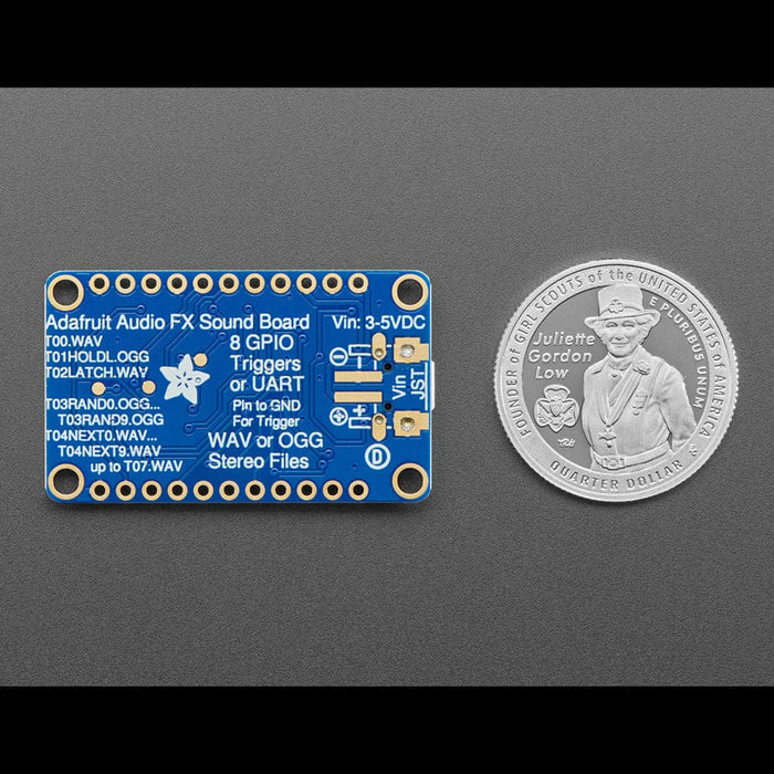 Adafruit Audio FX Mini Sound Board - WAV/OGG Trigger - 2MB Flash by Adafruit - The Pi Hut