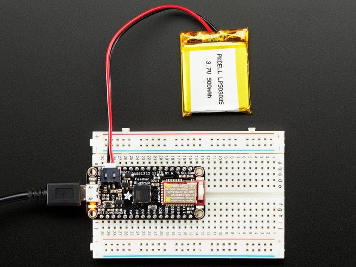 Adafruit Feather 32u4 Bluefruit LE with Headers - Assembled by Adafruit - The Pi Hut