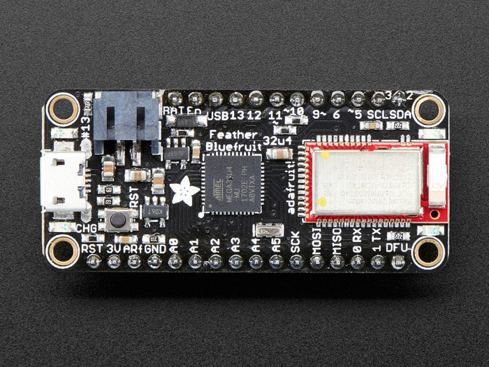 Adafruit Feather 32u4 Bluefruit LE with Headers - Assembled by Adafruit - The Pi Hut