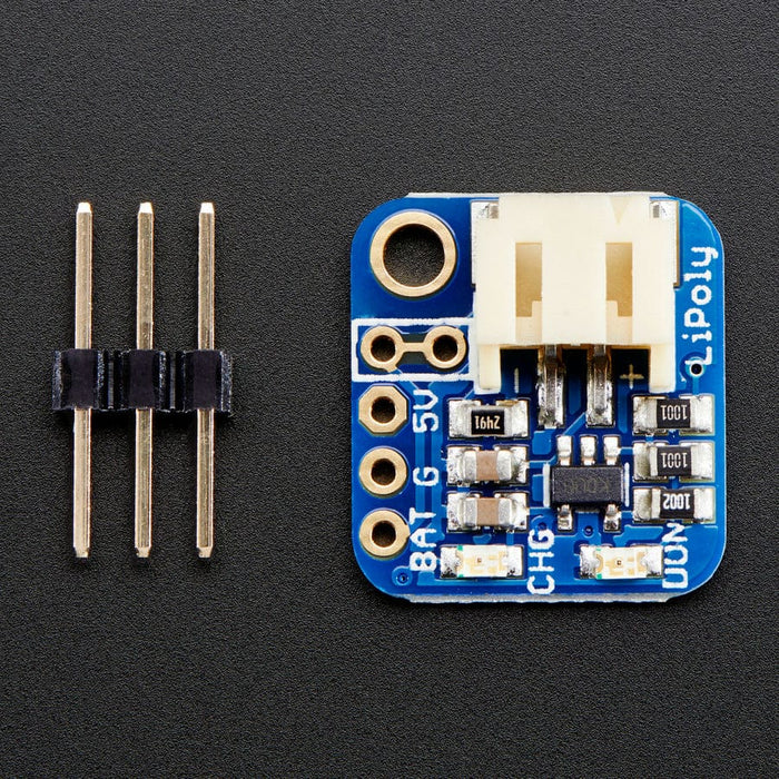 Adafruit LiIon/LiPoly Backpack Add-On for Pro Trinket/ItsyBitsy by Adafruit - The Pi Hut
