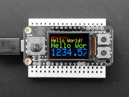 Adafruit Mini Color TFT with Joystick FeatherWing by Adafruit - The Pi Hut