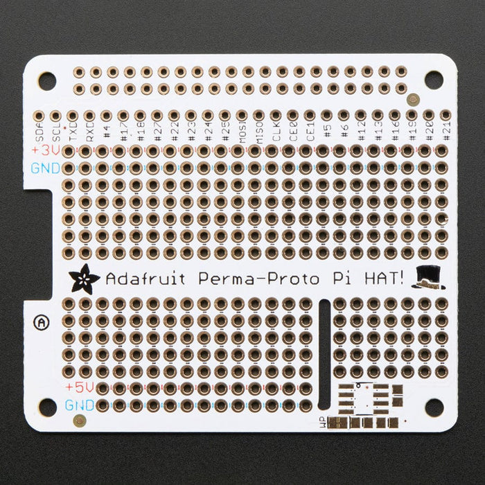 Adafruit Perma-Proto HAT for Pi Mini Kit - No EEPROM by Adafruit - The Pi Hut