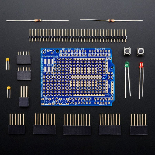 Adafruit Proto Shield for Arduino Unassembled Kit - Stackable (Version R3) by Adafruit - The Pi Hut
