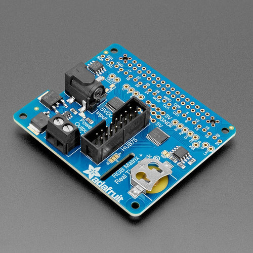 Adafruit RGB Matrix HAT + RTC for Raspberry Pi - Mini Kit by Adafruit - The Pi Hut