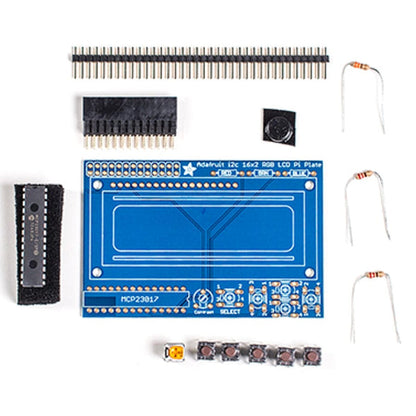 Adafruit RGB Positive 16 x 2 LCD+Keypad Kit for Raspberry Pi by Adafruit - The Pi Hut