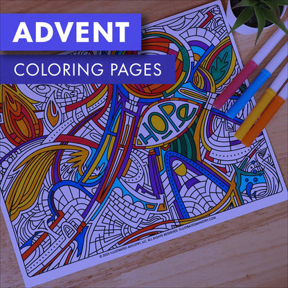Advent Coloring Pages